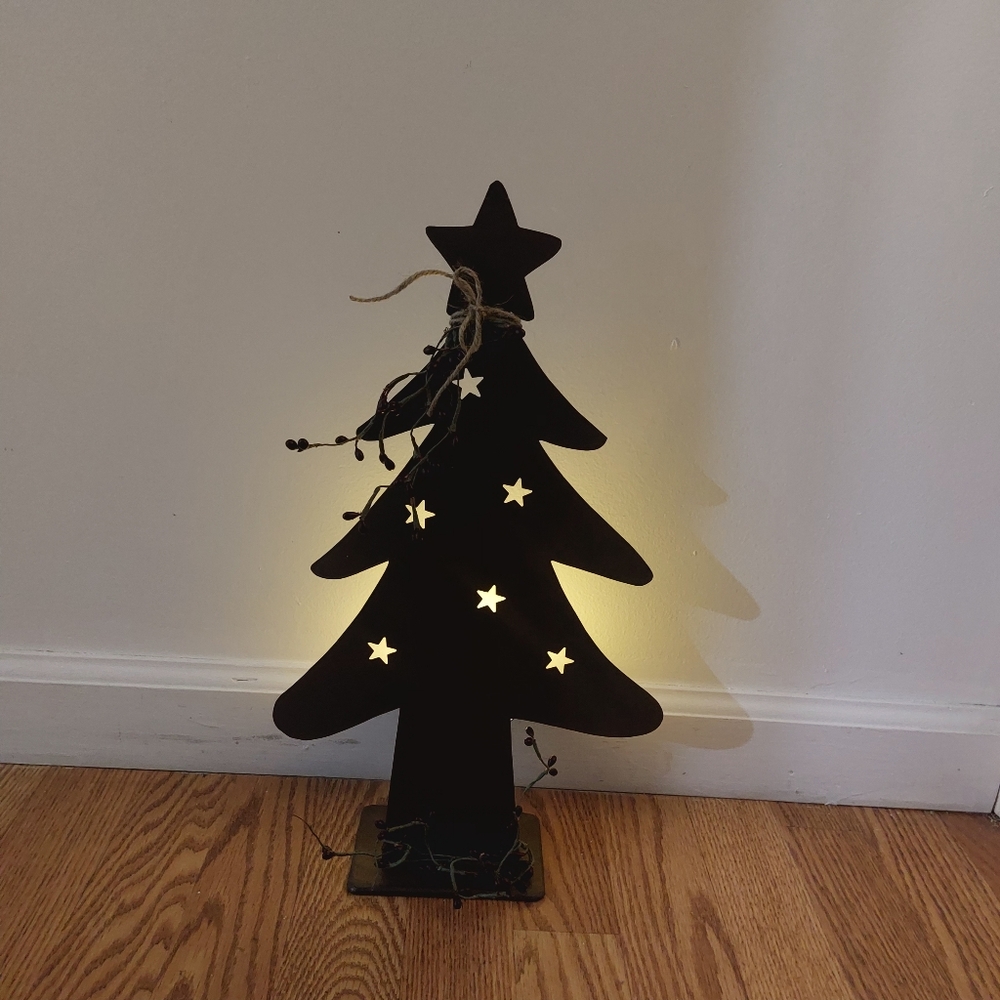 Brown Rustic Tree Candle Holder